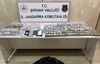 Şırnak’ta 471 bin lira değerinde kaçak ürün...