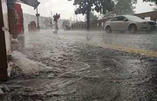 Sivas’ta kuvvetli sağanak etkili oldu