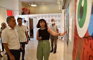 Söke’de Grafik ve İllüstrasyon Sergisi açıldı