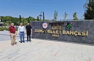 Soma Millet Bahçesi vatandaşın hizmetine sunuldu