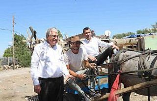 Sosyal medyada gündem olan at arabacısı İHA’ya...