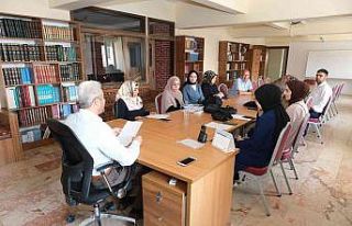 Stajyer İlahiyat öğrencileriyle tanışma toplantısı...