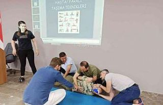 SUBÜ personellerine ilk yardım eğitimi