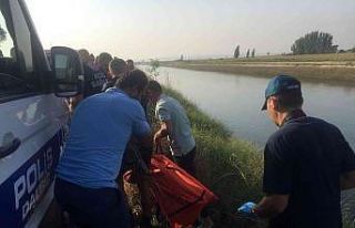 Sulama kanalında kaybolan gencin cesedi bulundu