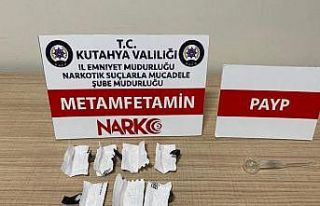 Şüpheli şahsın üzerinde uyuşturucu çıktı