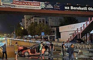 Sürücüsünün direksiyon hakimiyetini kaybettiği...