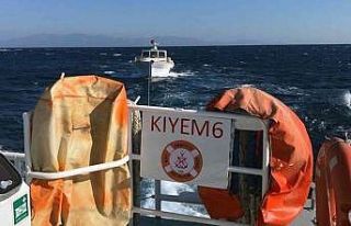 Sürüklenen tekneyi Kıyı Emniyet kurtardı