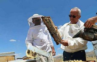 TAB Başkanı Şahin, gezgin arıcıları ziyaret...
