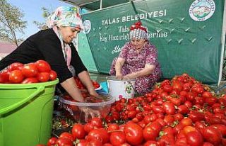 Talas’ta kış hazırlıkları son gününde de...