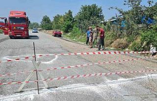 ’Tapulu arazim’ dediği yolu ulaşıma kapattı