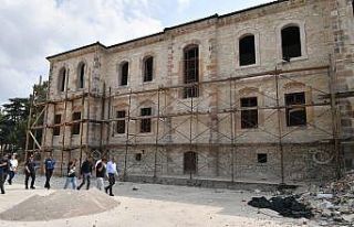 Tarihi Gazi Evronos Ortaokulu restore ediliyor