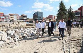 Tarihi Roma Hamamı’nda çevre düzenlemesi sürüyor