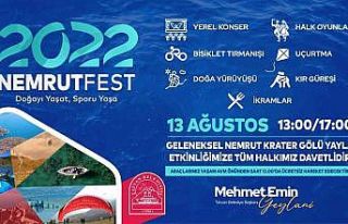 Tatvan’da “Nemrut Yayla” şenlikleri düzenlenecek