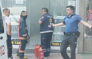 Tavşanlı’da işyerinde yangın