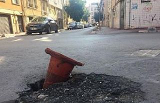 Tehlike çukura karşı böyle güvenlik önlemi aldılar