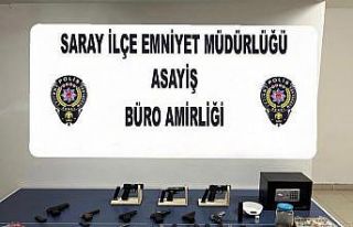Tekirdağ Emniyetinden uyuşturucu ve silah operasyonu