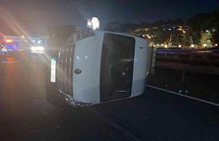 Tekirdağ’da servis aracı devrildi: 9 işçi yaralı