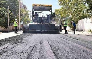 Tepebaşı’nda üstyapı çalışmaları devam ediyor