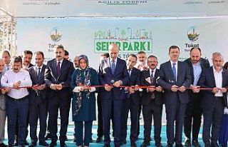 Tokat şehir parkı törenle açıldı
