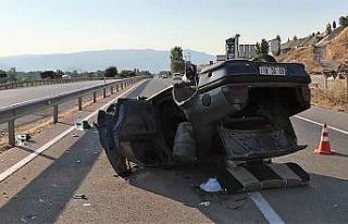 Tokat’ta otomobil takla attı, 5 yaralı