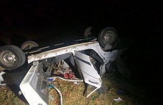 Tokat’ta otomobil tarlaya uçtu: 8 yaralı