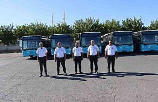 Toplu taşımada kullanılacak yeni otobüsler kente...