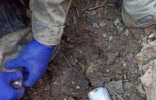 Tunceli’de teröristlere ait iki sığınakta yaşam...