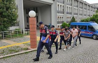 Tüp hırsızları yakalandı