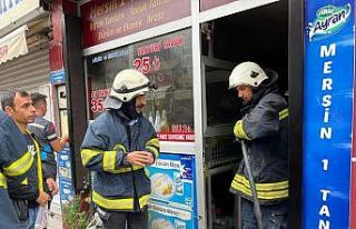 Tüp yangını ucuz atlatıldı