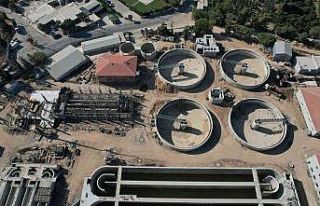 Turgutreis Atıksu Arıtma Tesisi inşaatı yüzde...