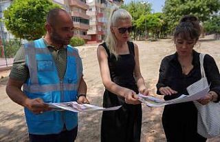 Uğur Mumcu parkı çocuklar için daha eğlenceli...