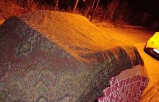 Uyarıları dikkate aldılar araçlarının üstüne...