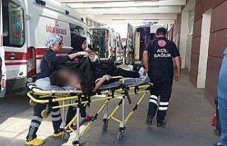 Üzerine çay dökülen çocuk yaralandı