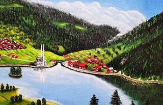 Uzungöl’de ilk kez resim sergisi düzenlendi
