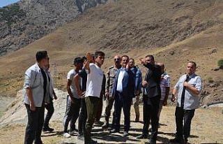 Vali Akbıyık, hafriyat döküm alanını denetledi