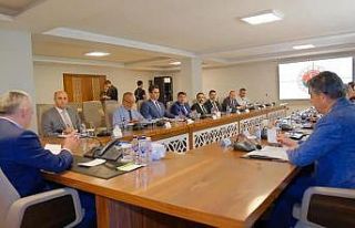 Vali Bilgin, başkanlığında değerlendirme toplantısı...