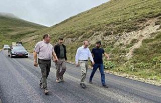 Vali Epcim tarihinde ilk kez asfaltla buluşan 2600...