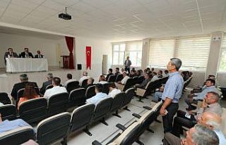 Vali Masatlı Hamamözü’nde muhtarlarla toplantı...