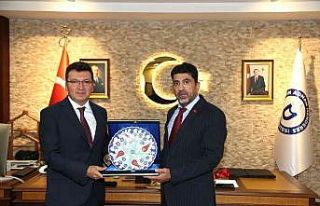 Vali Yardımcısı Şahin, Rektör Aldemir ile görüştü