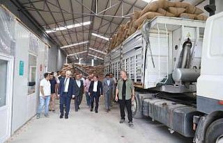 Valiler Atay ve Kılıç, fındık alım merkezini...