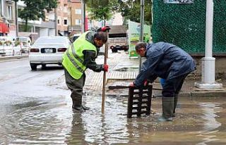 Yalova Belediyesi ekiplerinden anında müdahale