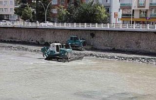 Yeşilırmak’ın ıslah çalışmaları başladı