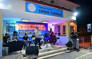 Yeşilyurt akşamları sokak konserine büyük ilgi