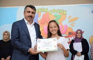 Yıldırım Yaz Okulunda mezuniyet heyecanı