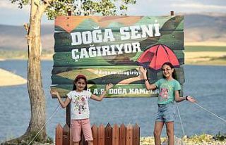 Yoğun ilgi gören doğa kampı hafta içi de başladı