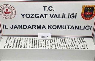 Yozgat’ta 327 sikke ele geçirildi