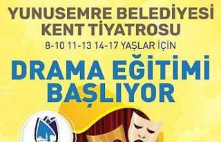 Yunusemre’de tiyatrocular yetişecek