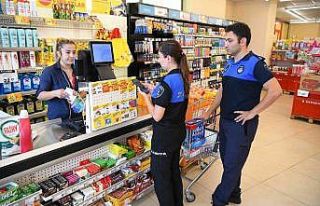 Zabıtadan market denetimi