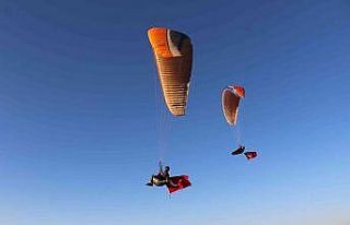 Zafer Bayramı’nı havada kutladılar