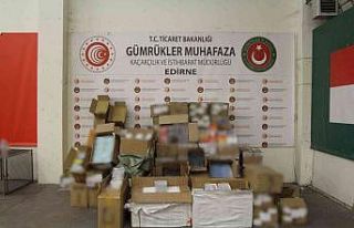 10 milyon lira değerindeki kaçak eşyanın yurda...